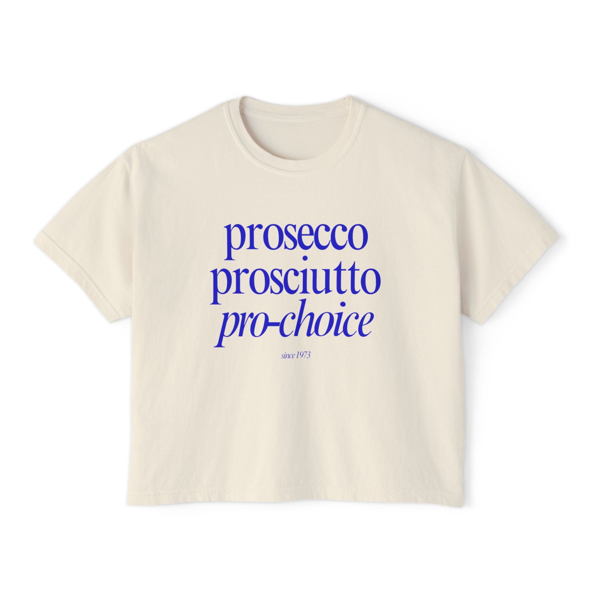 Prosecco & Prosciutto Women's Boxy Tee