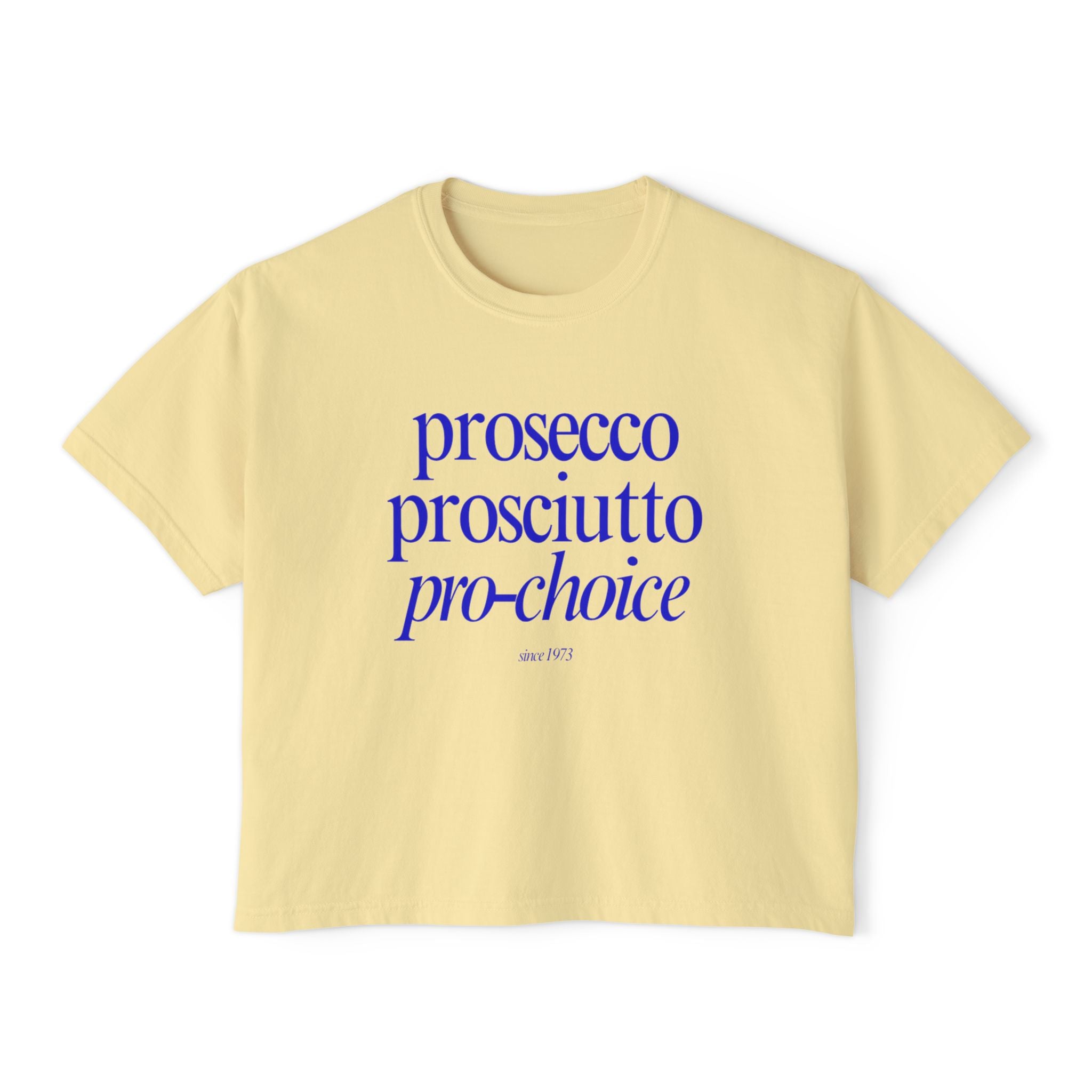 Prosecco & Prosciutto Women's Boxy Tee