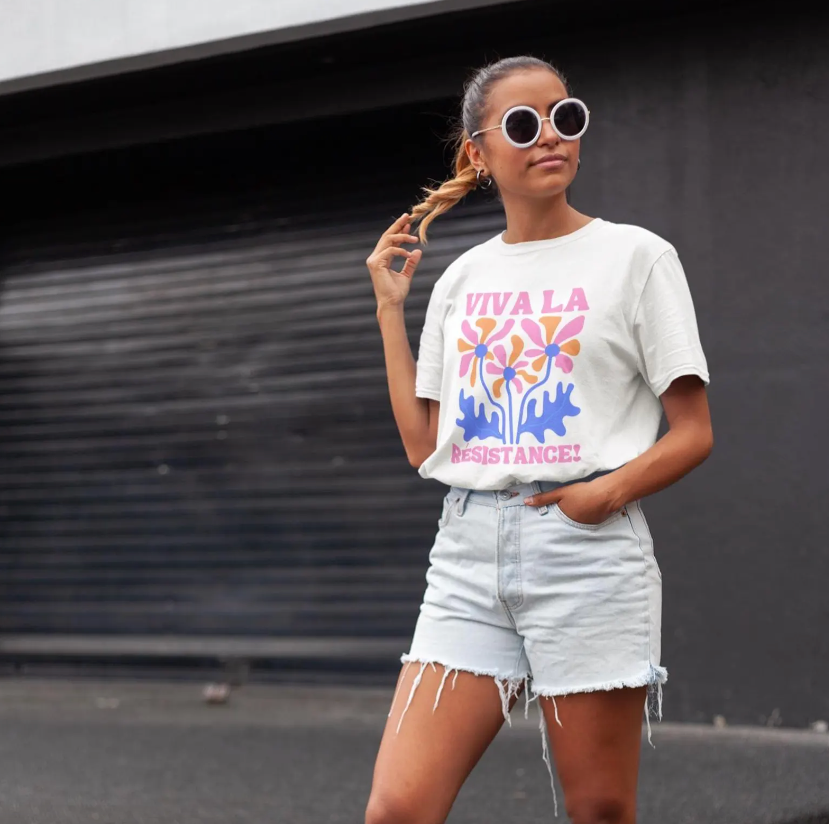 Viva La Resistance Oversized Tee