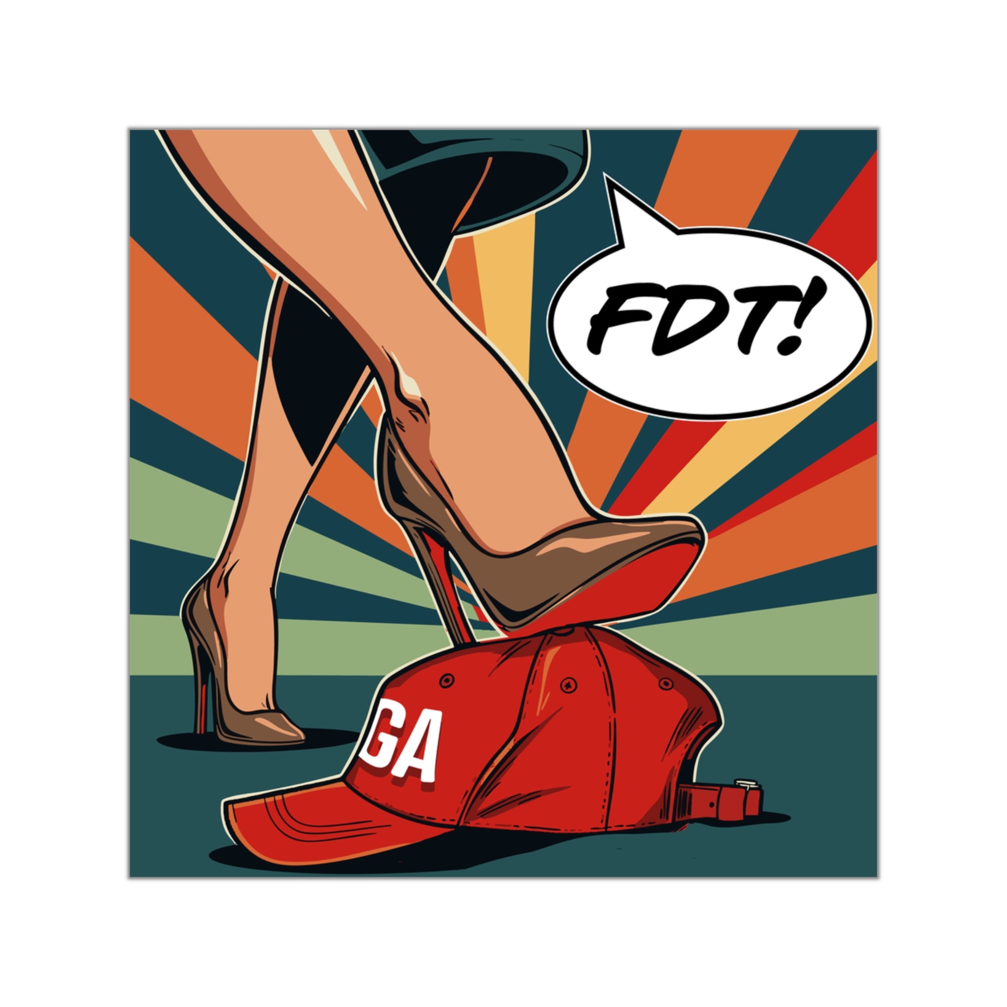 Step On It Vinyl Sticker